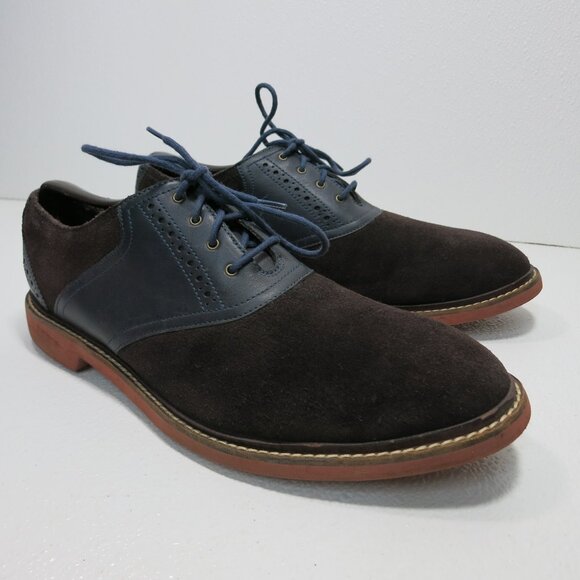 Cole Haan Saddle Oxfords Leather Dress Men\'s Comfort Casual Footwear Shoes 10 M